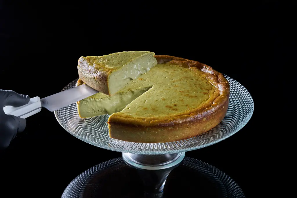 TARTA DE QUESO Y PISTACHO 