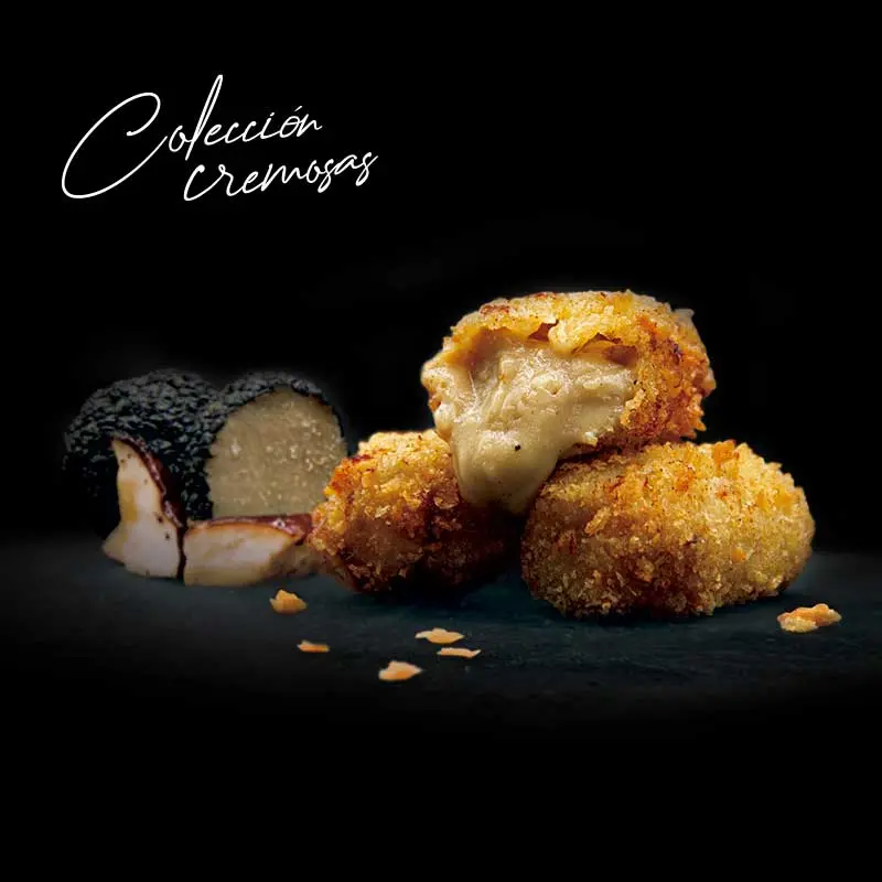 MINI CROQUETA CREMOSA TRUFA Y HONGOS (caja 4kg)