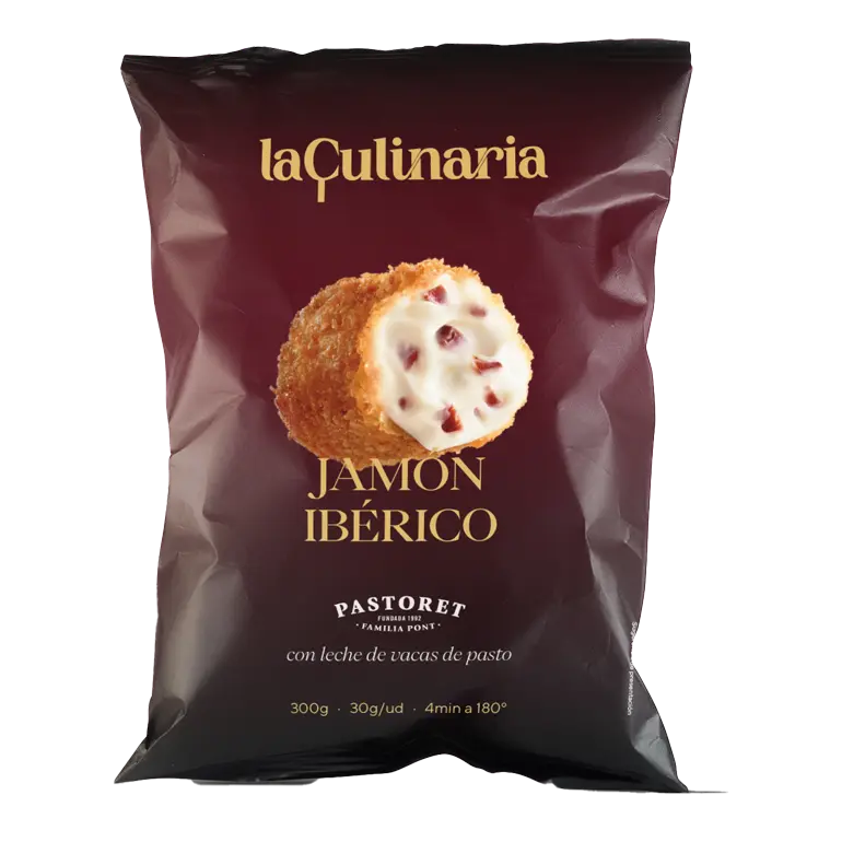 CROQUETA JAMÓN IBÉRICO LA CULINARIA (CAJA 4 KG.)
