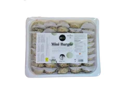 [0014] MINI HAMBURGUESA DE ALCACHOFA( caja 180 und)