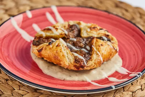 [0089] HOJALDRE FOIE Y HONGOS
