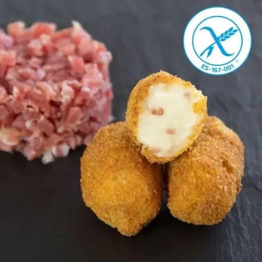 [0172] CROQUETA JAMÓN SIN GLUTEN (caja 4kg)