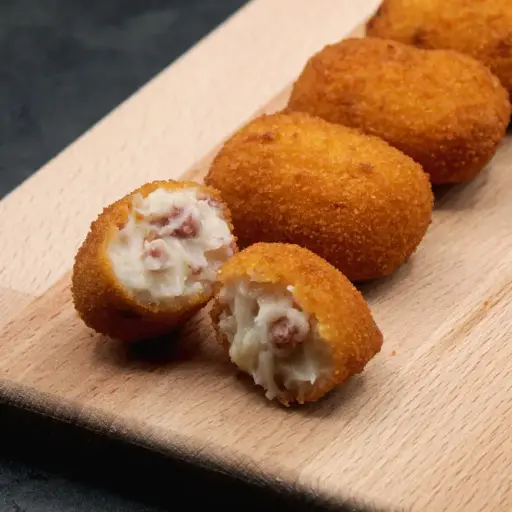 [0302] MINI CROQUETA JAMÓN "PREMIUM" (caja 4kg) 