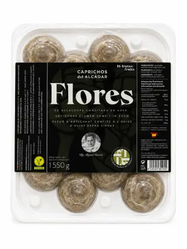 [0440] FLOR DE ALCACHOFA XL 16 UND EN AOVE (CAJA 4 UNIDADES)